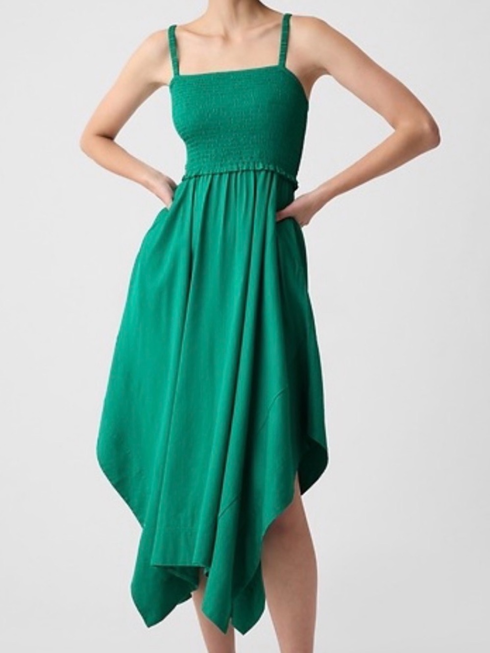 Gap Green Women's Flowy A-Line Skirt
